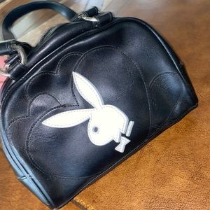 Vintage 90’s Playboy Bunny Handbag Purse Bowling Bag Small Mini Rare🖤